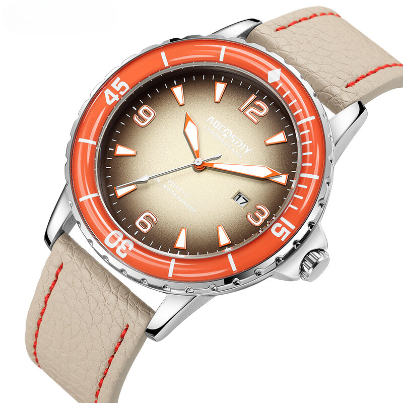 Leather Strap Casual Watch