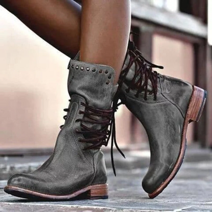 Rose - Leather boots