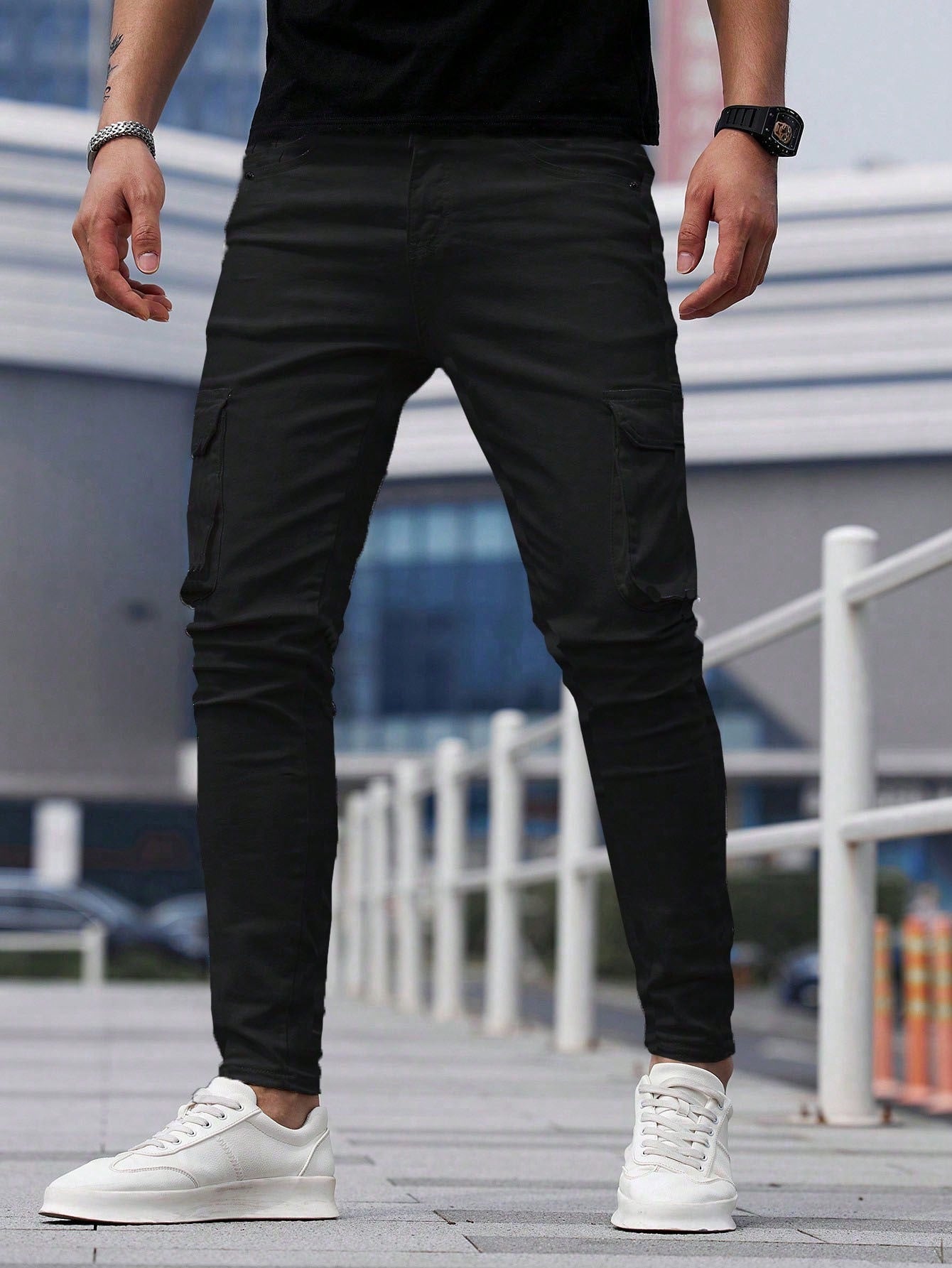 Manfinity LEGND Cotton Skinny Jeans