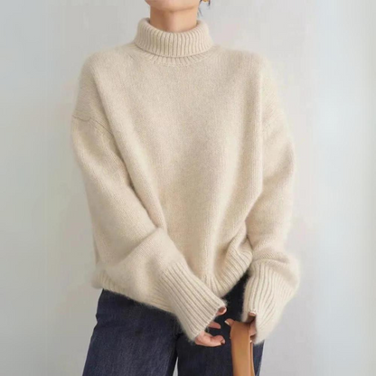 Amy™ –  Comfortable, knitted, soft turtleneck sweater