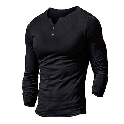 Men's solid color long sleeve T-shirt 94029701W