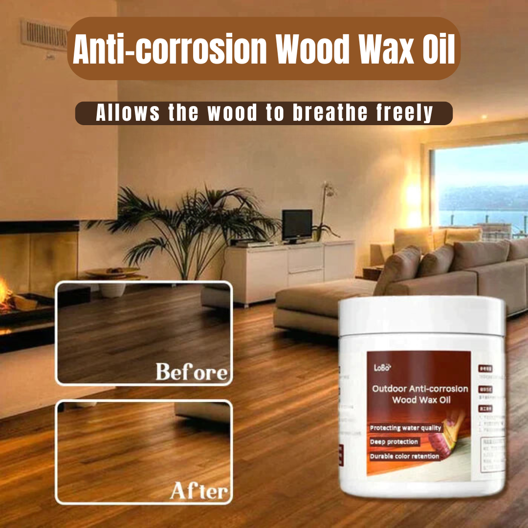 Outdoor Anti-Corrosion Wood Wax Oil (Waterproofing and Renovation)