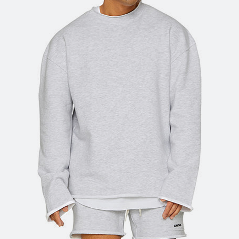 Men's Round Neck Loose Fit  Casual Sweatshirt 16815807Z