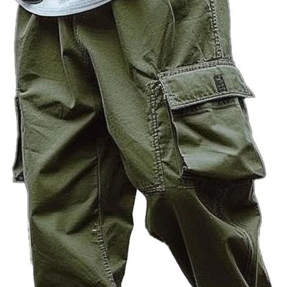 Men's Casual Outdoor Multi-pocket Cargo Pants 53284678M