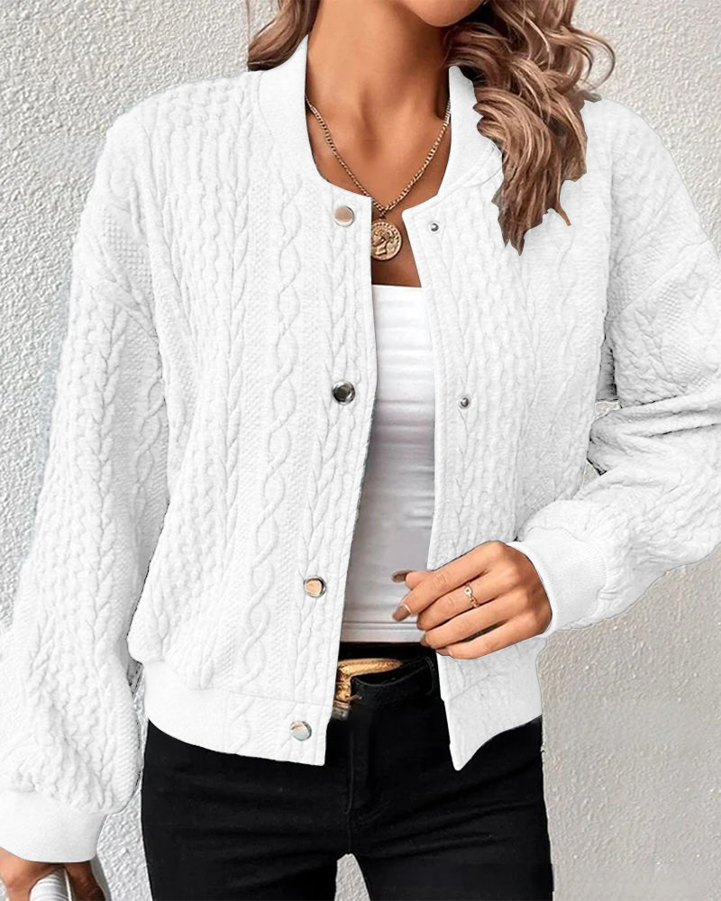 Adana | Comfortable Knitted Short Cardigan with Handmade Details