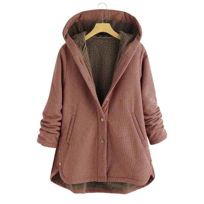 HELEN -  ELEGANT AND COMFORTABLE HOODED JACKET