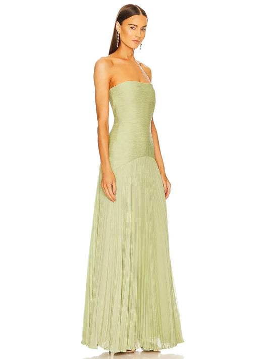 Zynella - Sleeveless Drop-Waist Maxi Dress