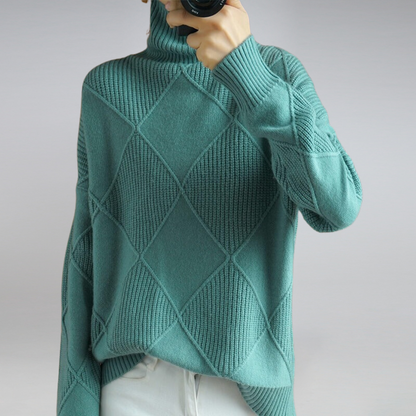 ADELLE™ | CASHMERE TURTLENECK SWEATER