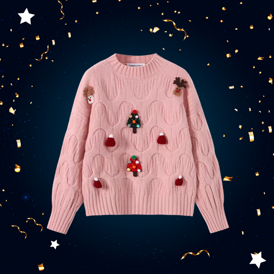 Poppy | Knitted Christmas sweater