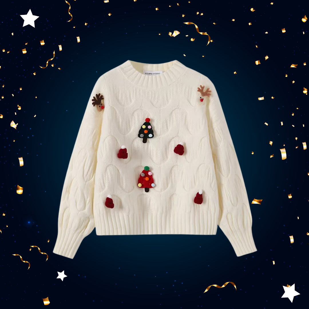 Poppy | Knitted Christmas sweater