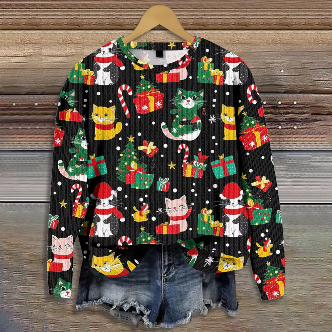 Caty | Knitted Christmas sweater