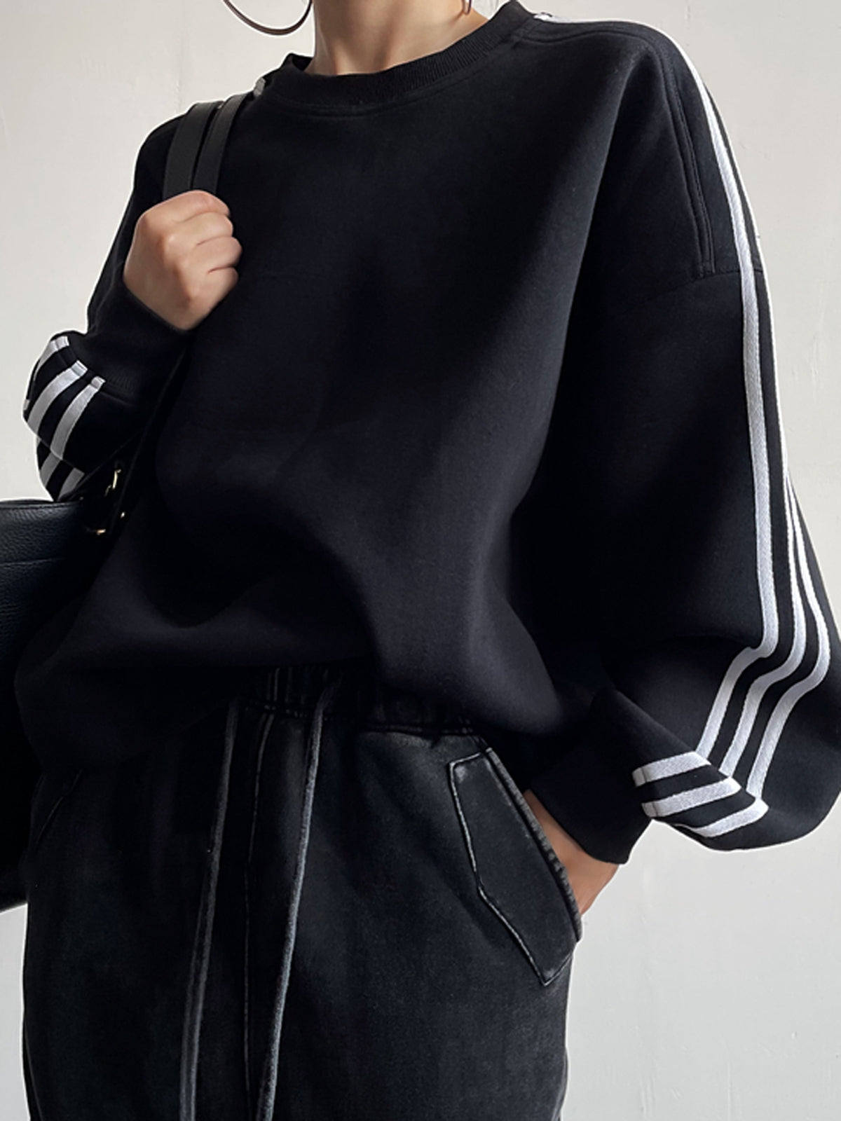 AGATHA - Oversized Panel Sweatshirt