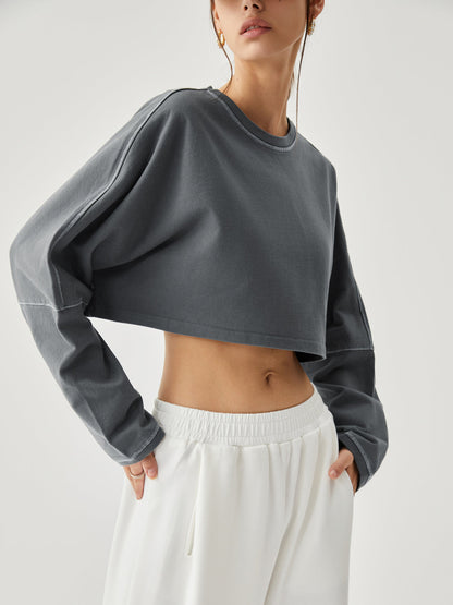 STELLA - Living Easy Crop Sweatshirt