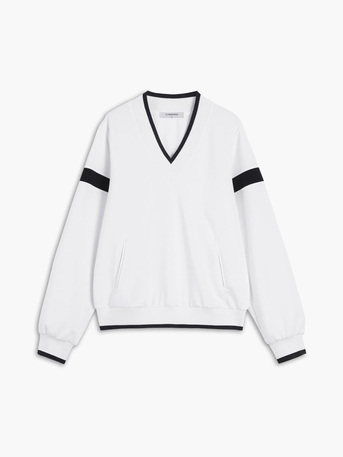 SCARLETT - Contrast Trim Oversized Sweatshirt