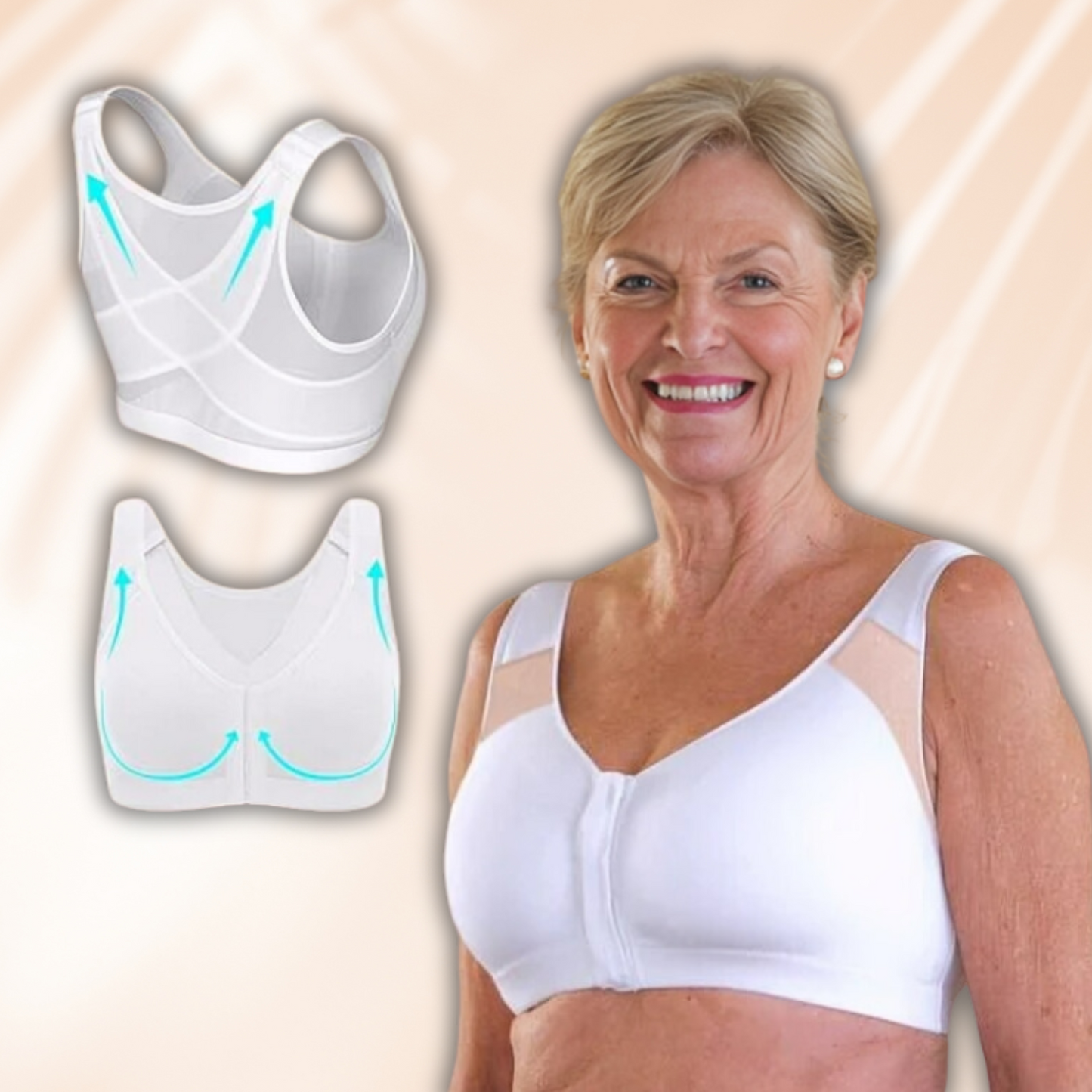 Elsa™️| Underwire Free Support Bra - 1+1 FREE