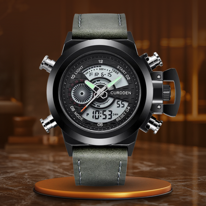 Dual Time Fashion Chronograph Watch