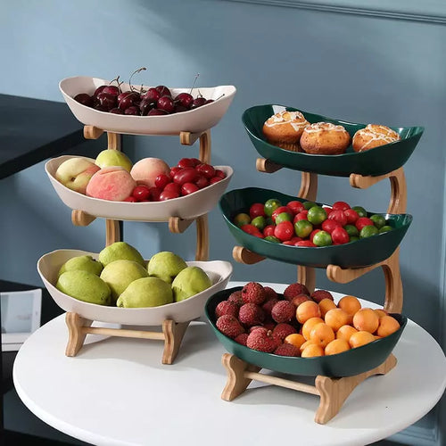 Bamboo Fruit Basket for Table