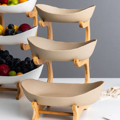 Bamboo Fruit Basket for Table