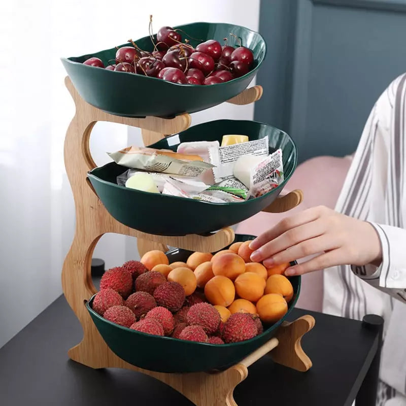 Bamboo Fruit Basket for Table