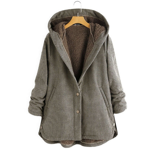 HELEN -  ELEGANT AND COMFORTABLE HOODED JACKET