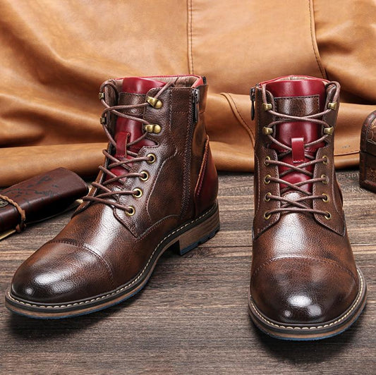 JACOB | LEATHER OXFORD BOOTS