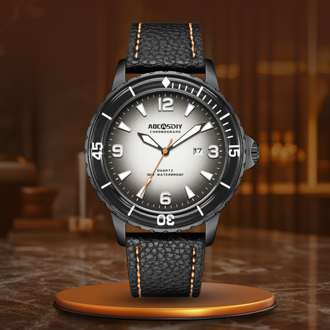 Leather Strap Casual Watch