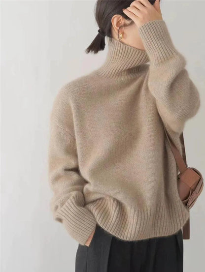 Amy™ –  Comfortable, knitted, soft turtleneck sweater