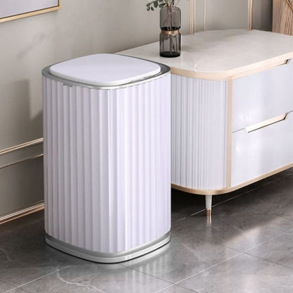 Automatic trash can with smart sensor for bathroom and kitchen