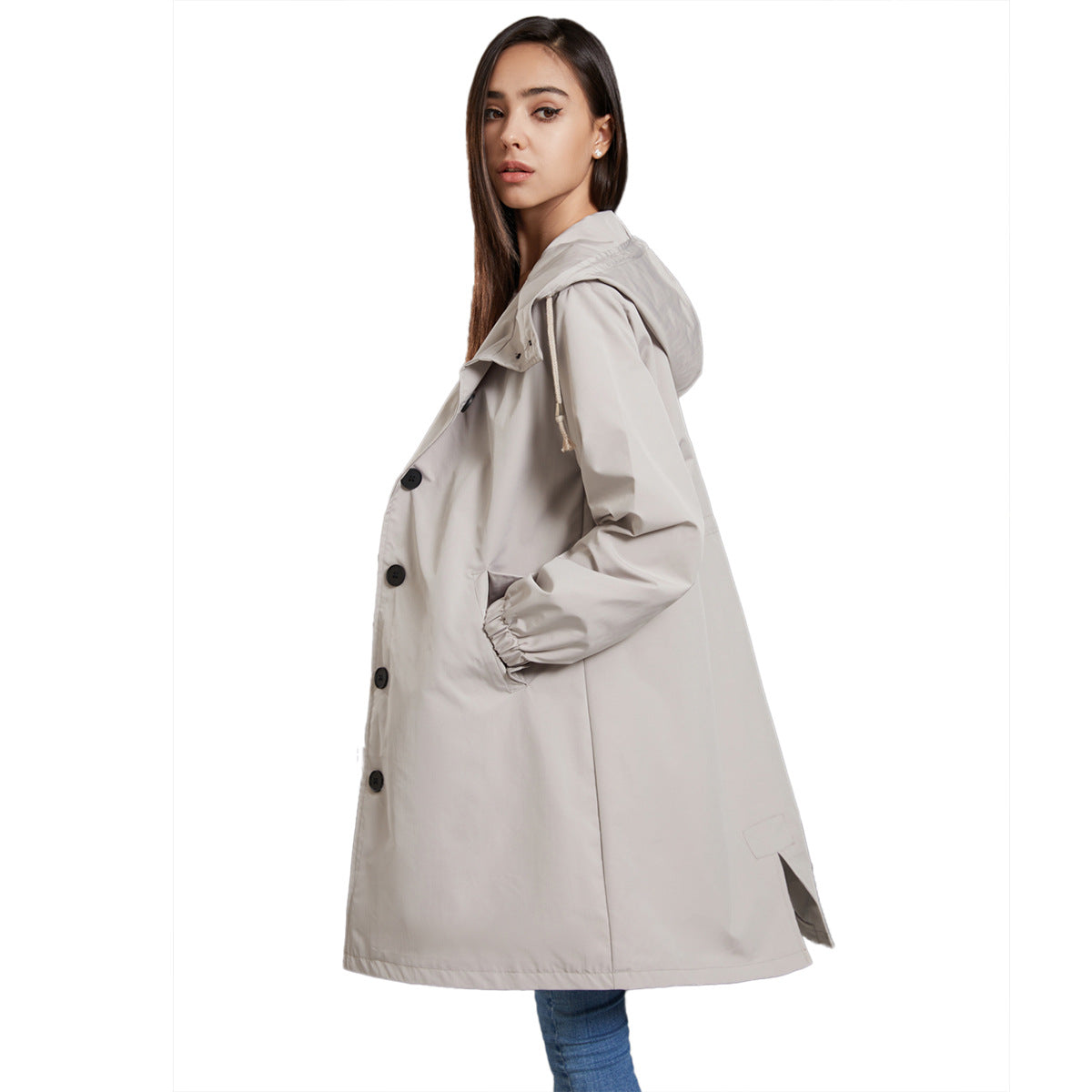 Betsy | Wind & Water Proof Button Down Coat