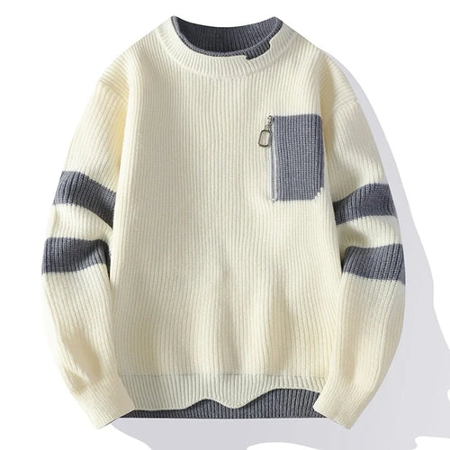 Kenji™ | Thick and Casual Knitted Jumper