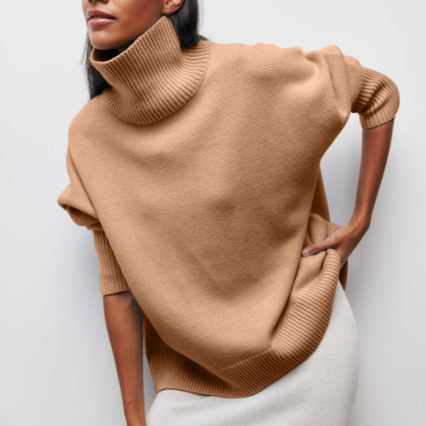 CHLOE | SWEATER WITH TURTLENECK