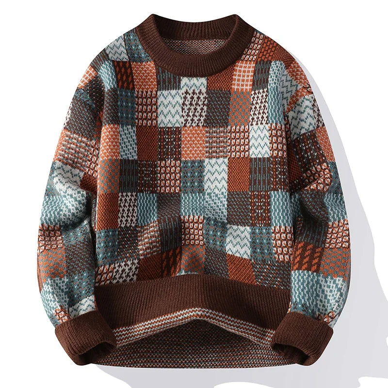 Dennis™ | Vintage Patchwork Cashmere Jumper for Men