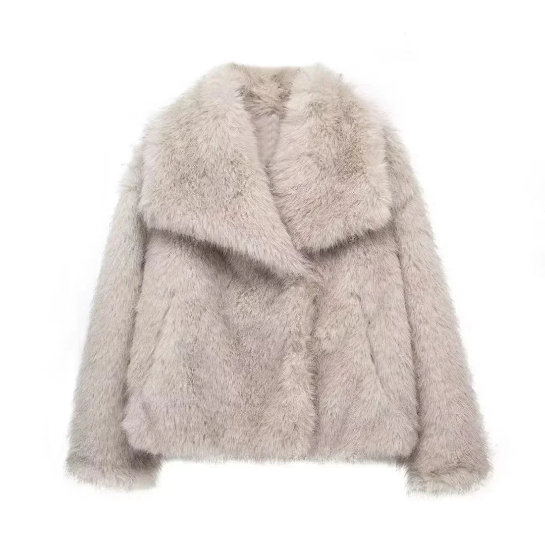 Auralis™ - Sleek Fur Jacket