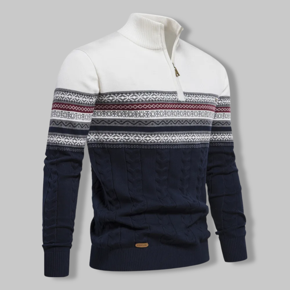 Alpina | Quarter Zip Sweater