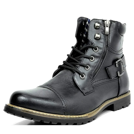 Damon | Lace-up Leather Boots