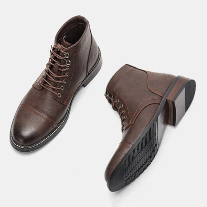 Keith | Vintage Cap-Toe Derby Boots