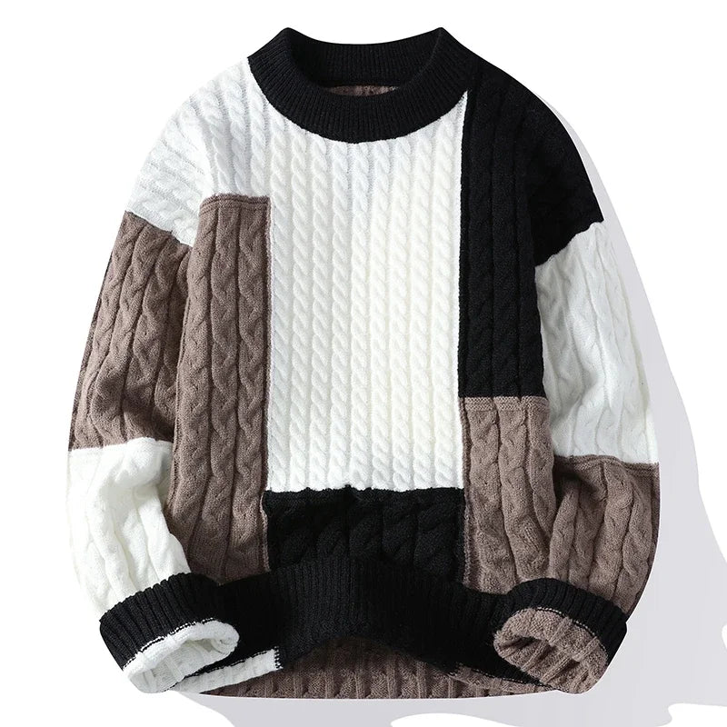 Ugy™ | Casual Colour Block Jumper for Men