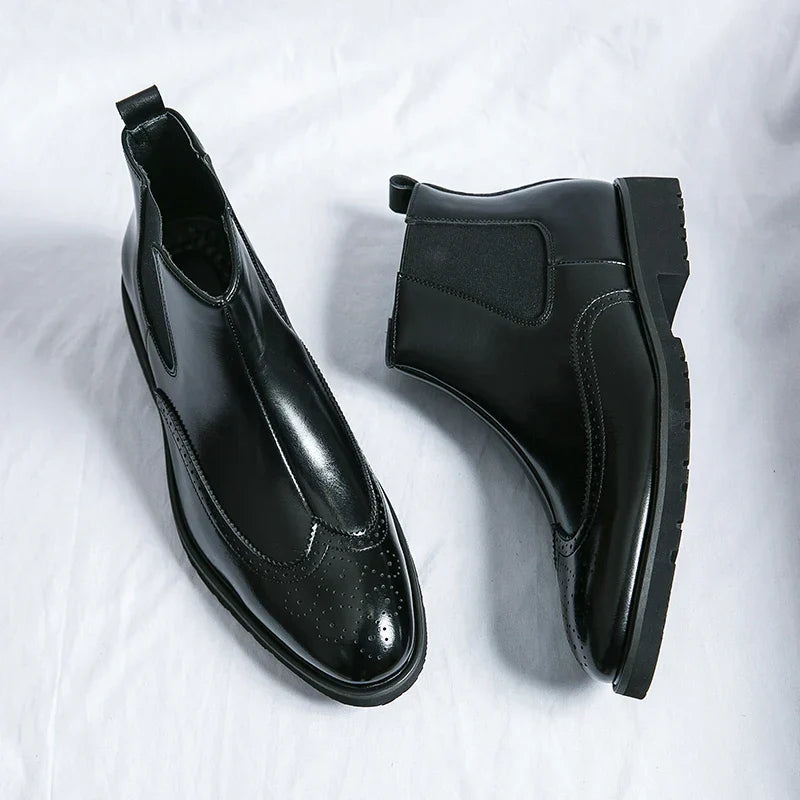 Adriel | Genuine Leather Chelsea Boots