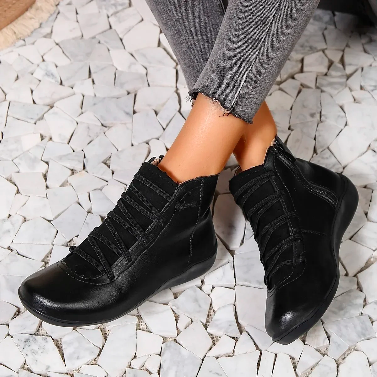 ANNA™| Total Comfort Casual Ankle Boots