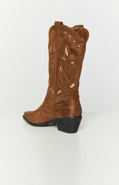 Selina - Embroidered Cowboy Boots