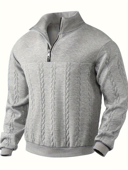 Dylan - Vintage Men's Zip Sweater