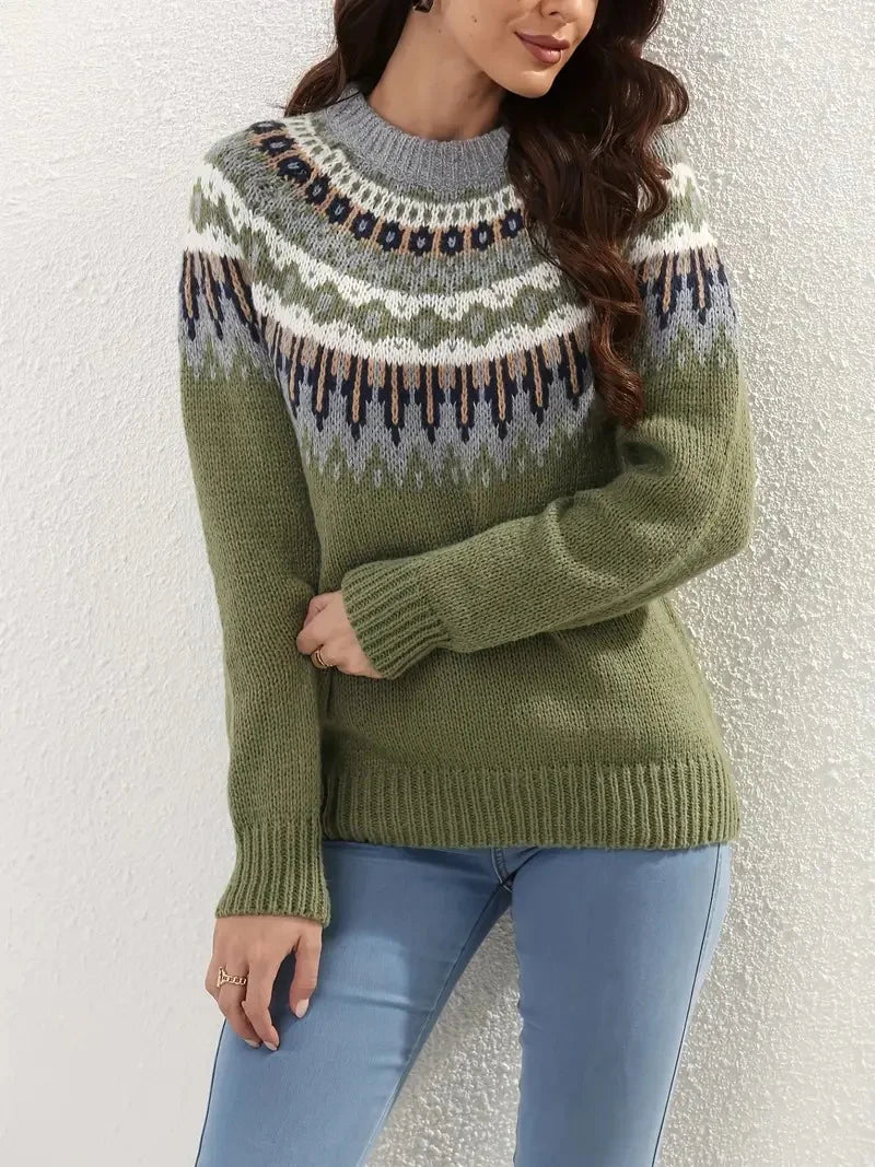 Eleanor - Vintage Fair Isle Sweater