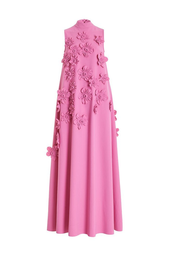 Ethel Flower Embellished Sleeveless Maxi Dress