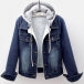 James/ Modern Denim Jacket with Hood