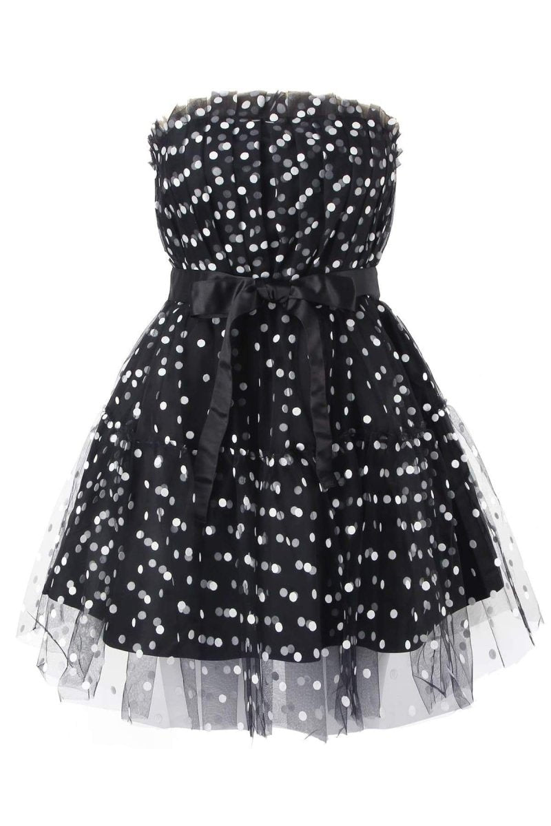 Ina Polka Dot Tulle Mini Dress