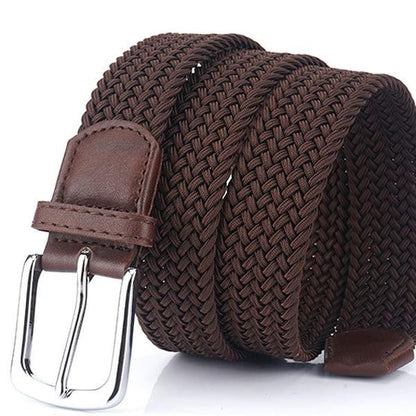 Men's 3.4CM Woven Elastic ELASTIC Belt