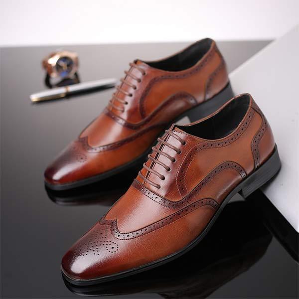 MEN'S BROGUE BUSINESS SHOES 02236217