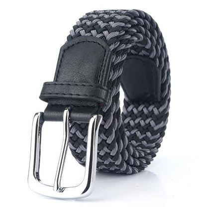 Men's 3.4CM Woven Elastic ELASTIC Belt