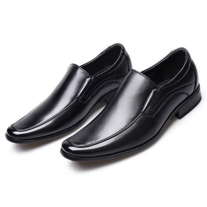 MEN'S SLIP ON SMALL SQUARE LEATHER SHOES 17995831