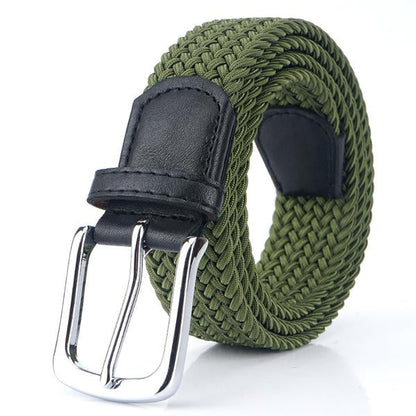 Men's 3.4CM Woven Elastic ELASTIC Belt